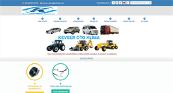 Desktop Screenshot of kevserotoklima.com